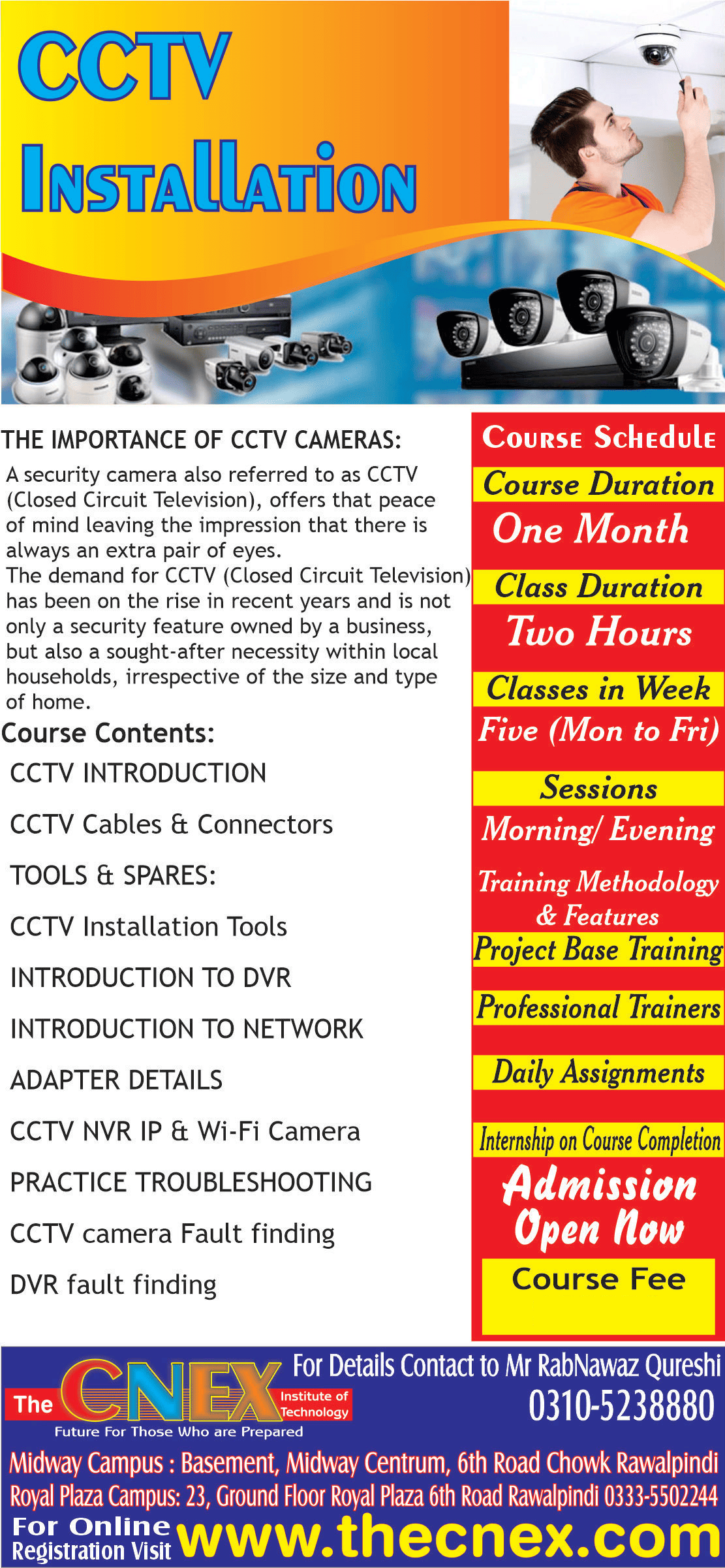 cctv-installation-course-in-rawalpindi-islamabad