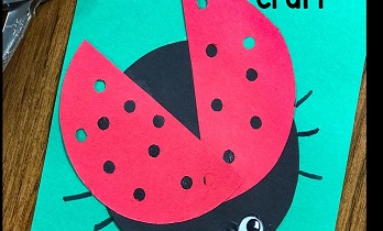 Ladybug Circle Craft